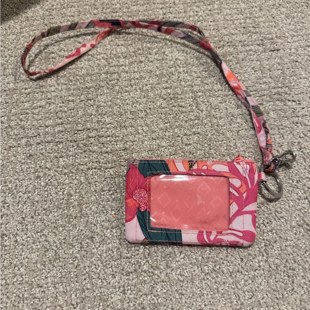 Vera Bradley Pink Floral Wristlet